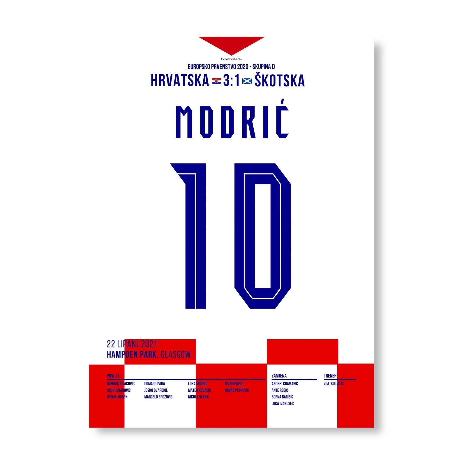 Modric mit Traumtor gegen Schottland bei der EM 2021