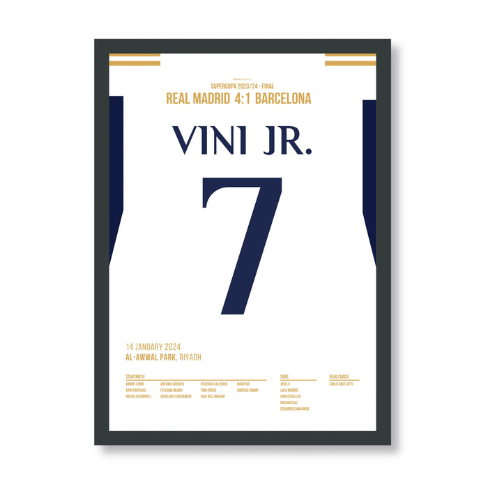 Vini Jr decides Supercup El Clasico with a hat-trick