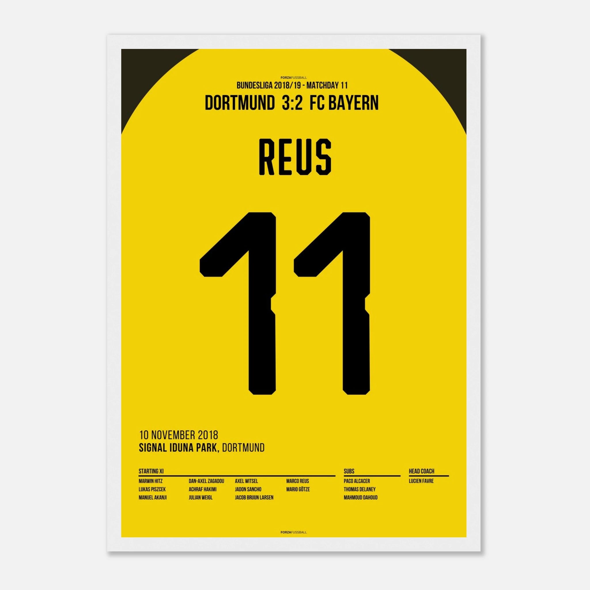 Marco Reus schießt die Bayern aus dem Stadion