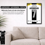 Poster kommt fertig gerahmt und montagefertig an