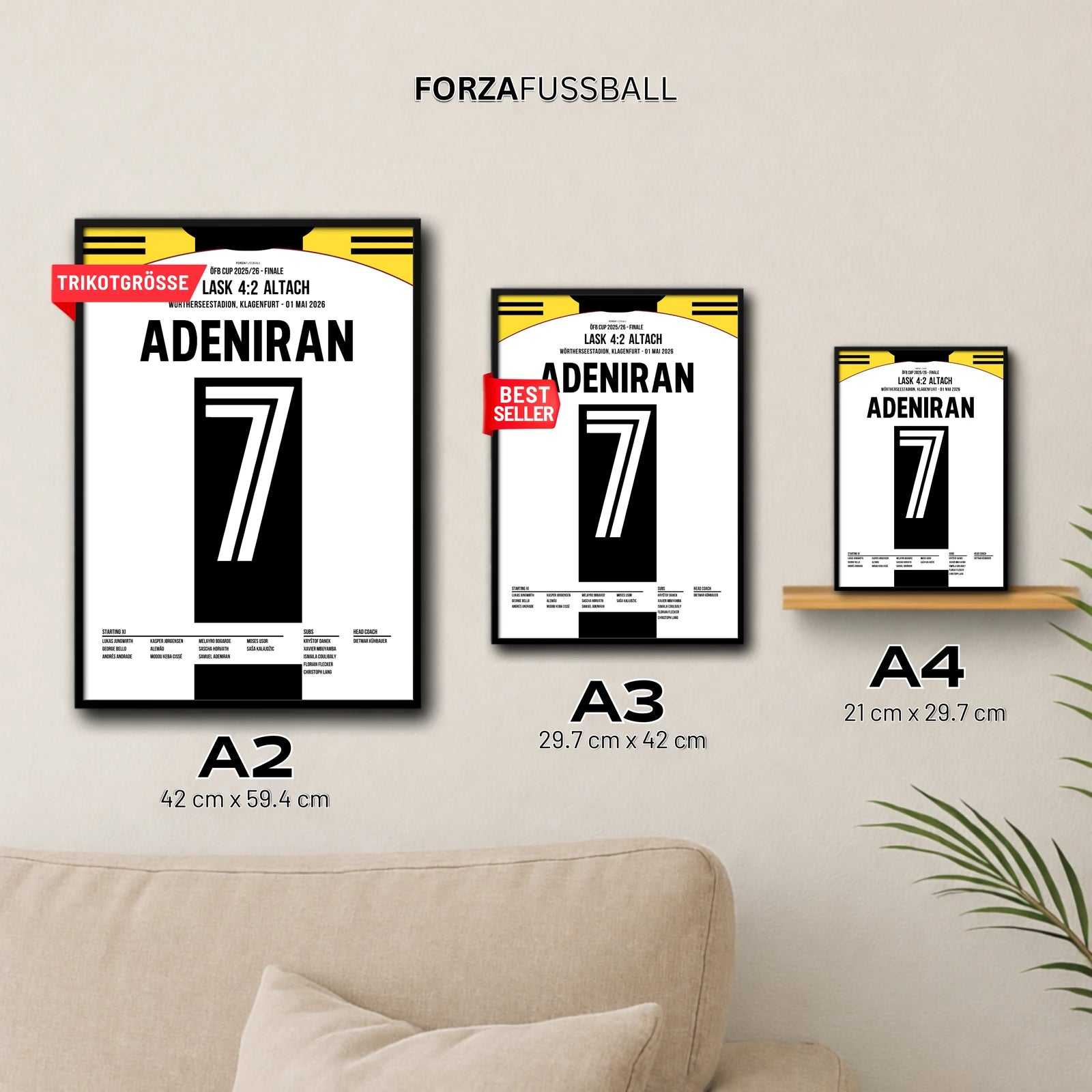Adeniran LASK Poster in A2, A3 und A4