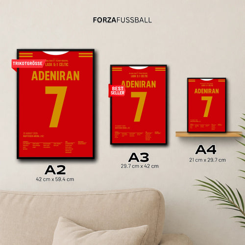 Adeniran LASK Poster in A2, A3 und A4