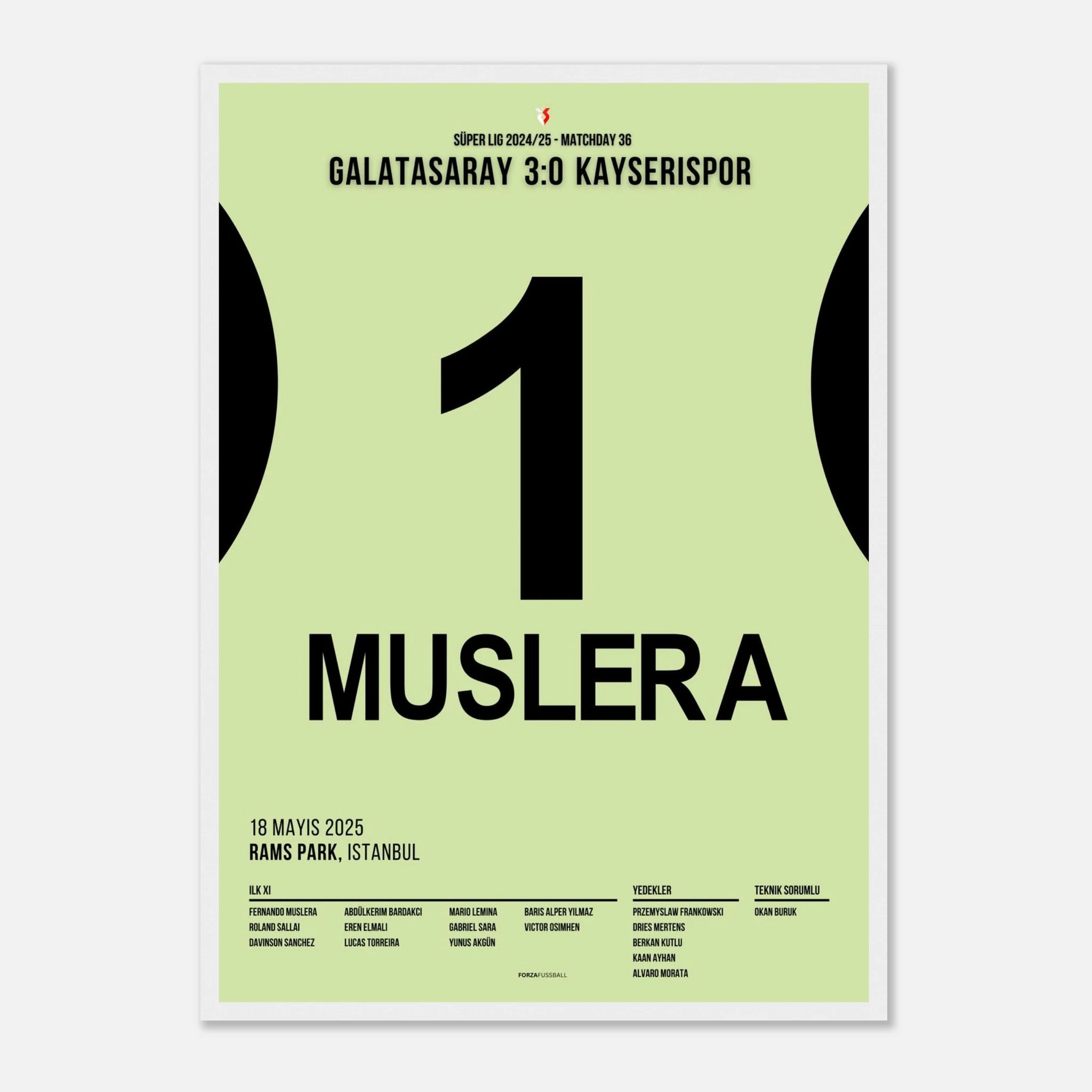 Muslera trifft und geht als Legende