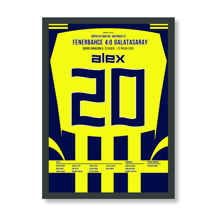 Alex führt Fener zum 4:0 Derbysieg gegen Gala