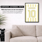 Poster kommt fertig gerahmt und montagefertig an