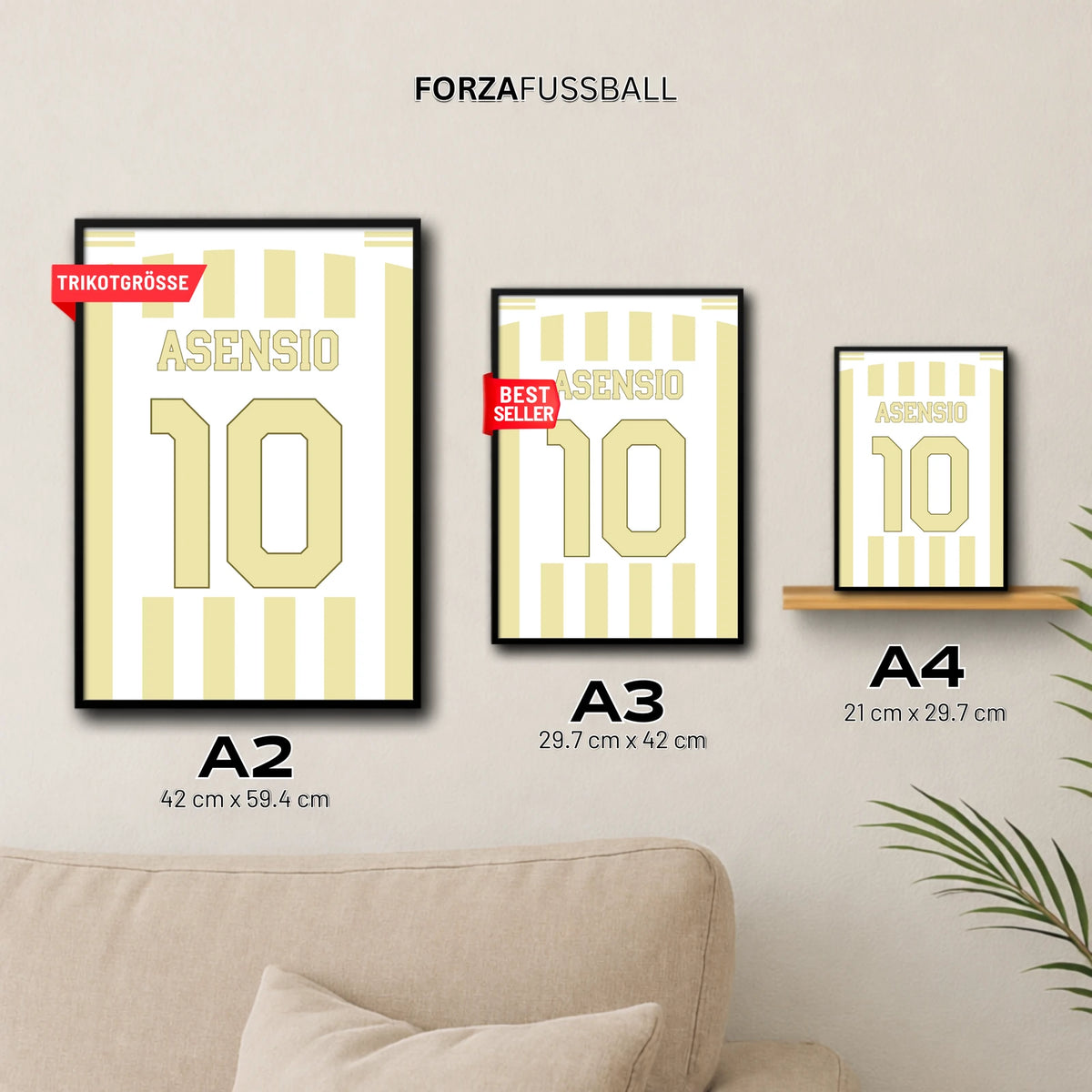 Marco Asensio Fener Poster in A2, A3 und A4