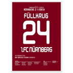 Niclas Füllkrug bricht den Derby-Fluch Fußball Poster mit Rahmen