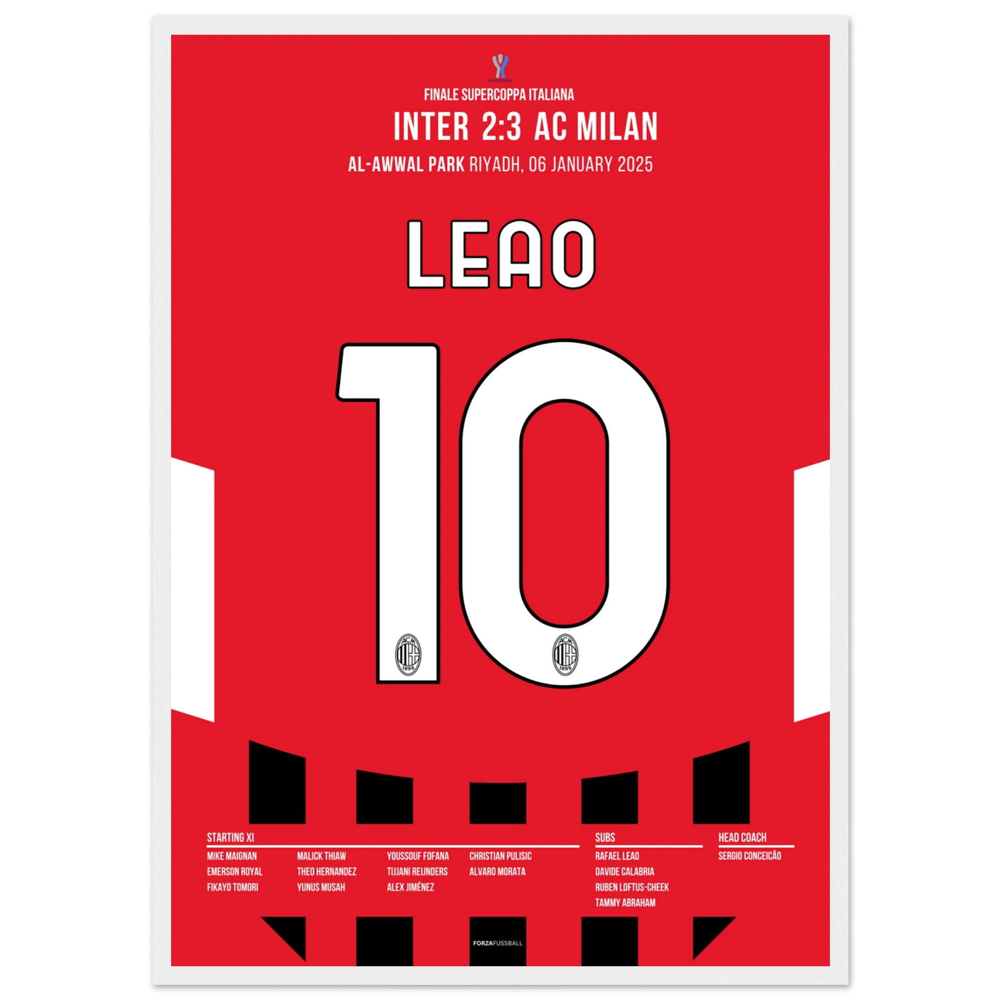 Leao führt Milan zum Super Cup Comeback im Derby