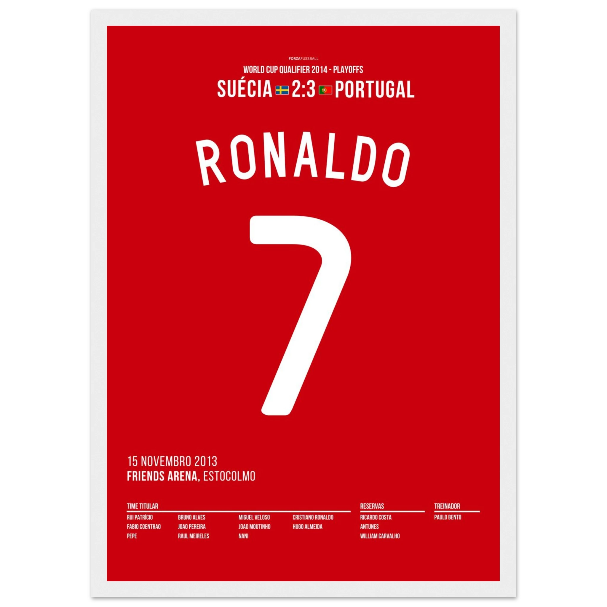 CR7 trifft dreifach gegen Ibra und fährt zur WM 2014