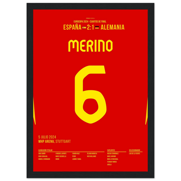 Merino header gives Spain last-minute win against Germany