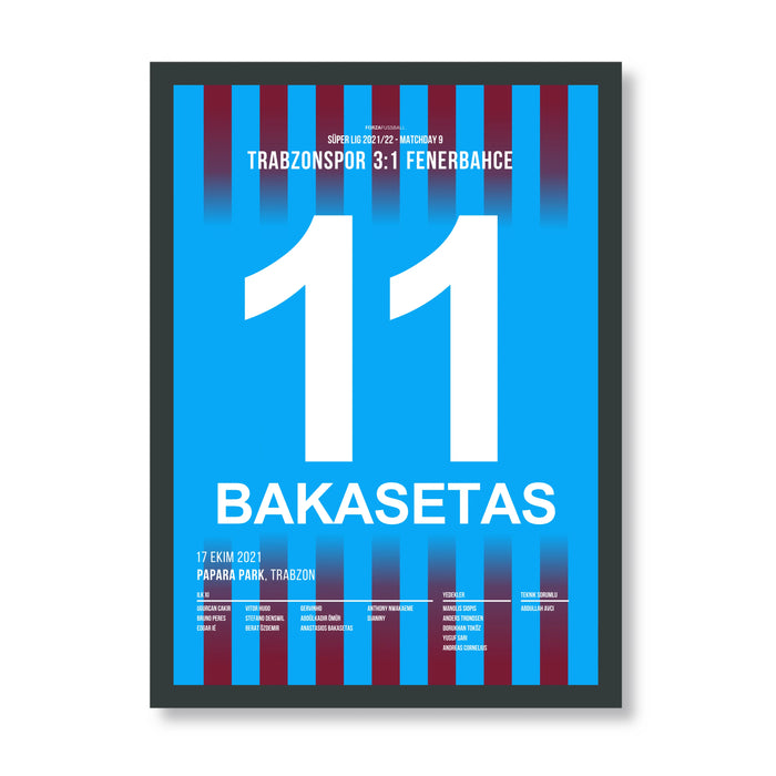 Bakasetas shoots Fenerbahce down with 2 goals in the championship season