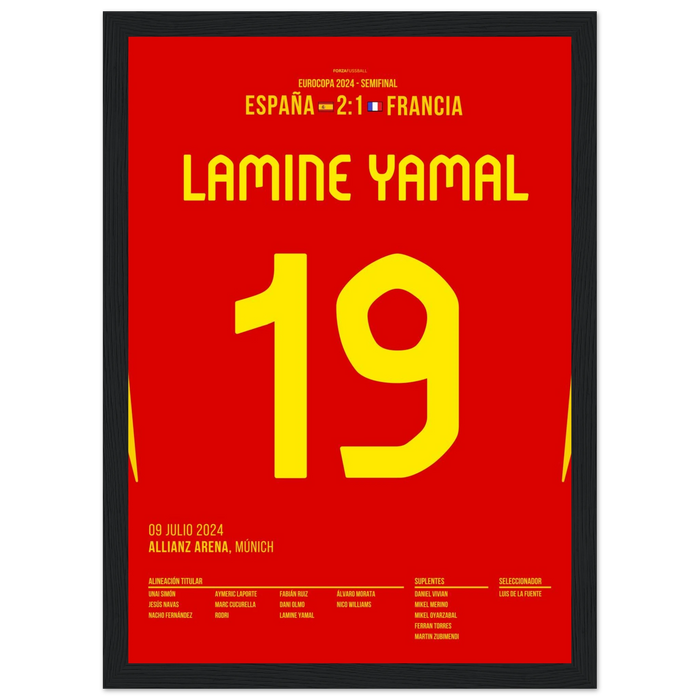 Yamal with a dream goal against France in the Euro 2024 semi-final