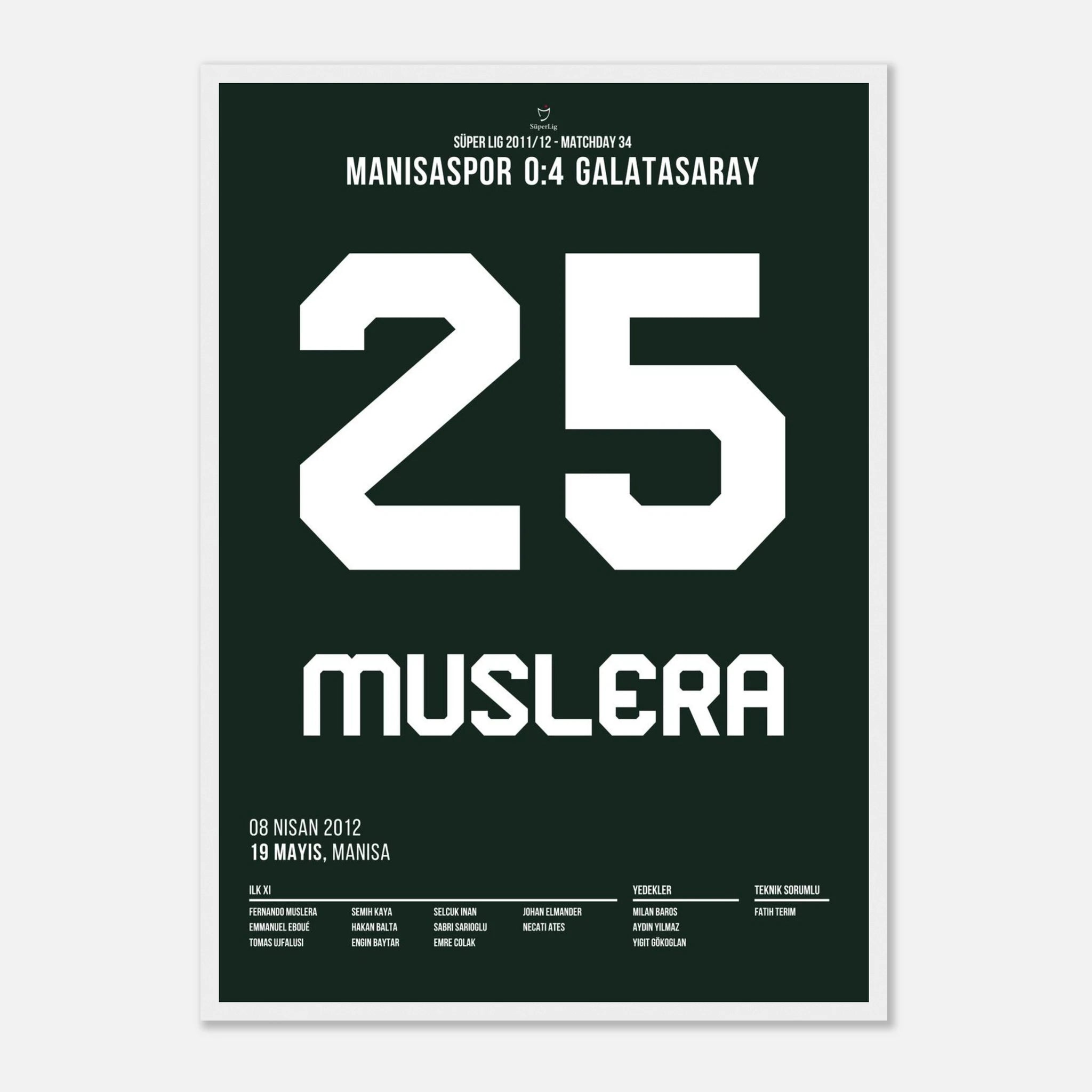 Muslera verwandelt vom Punkt zur Meisterschaft 2012