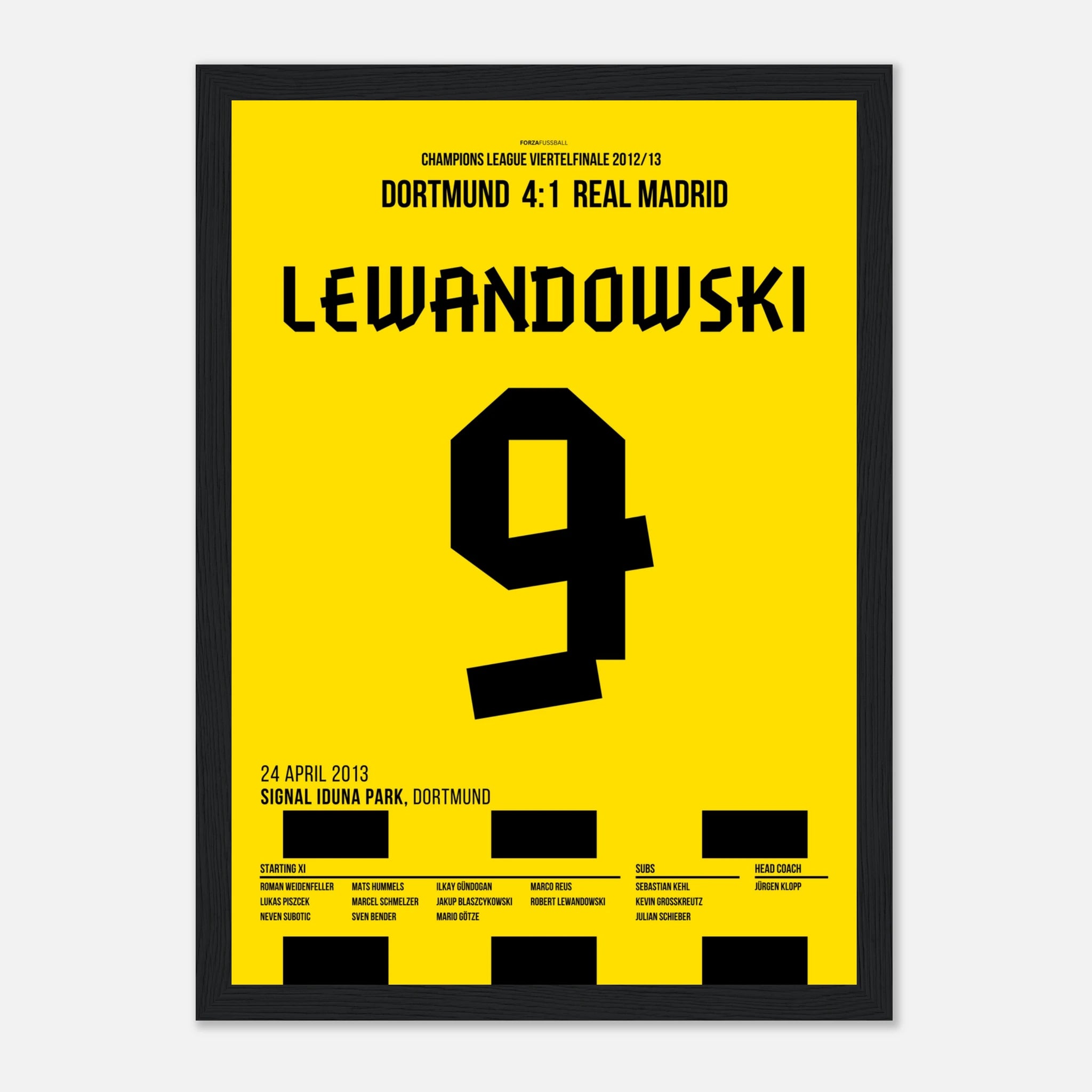 Lewandowski´s historischer Viererpack gegen Real Madrid