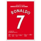 Ronaldo rettet ManU per Hattrick gegen Tottenham