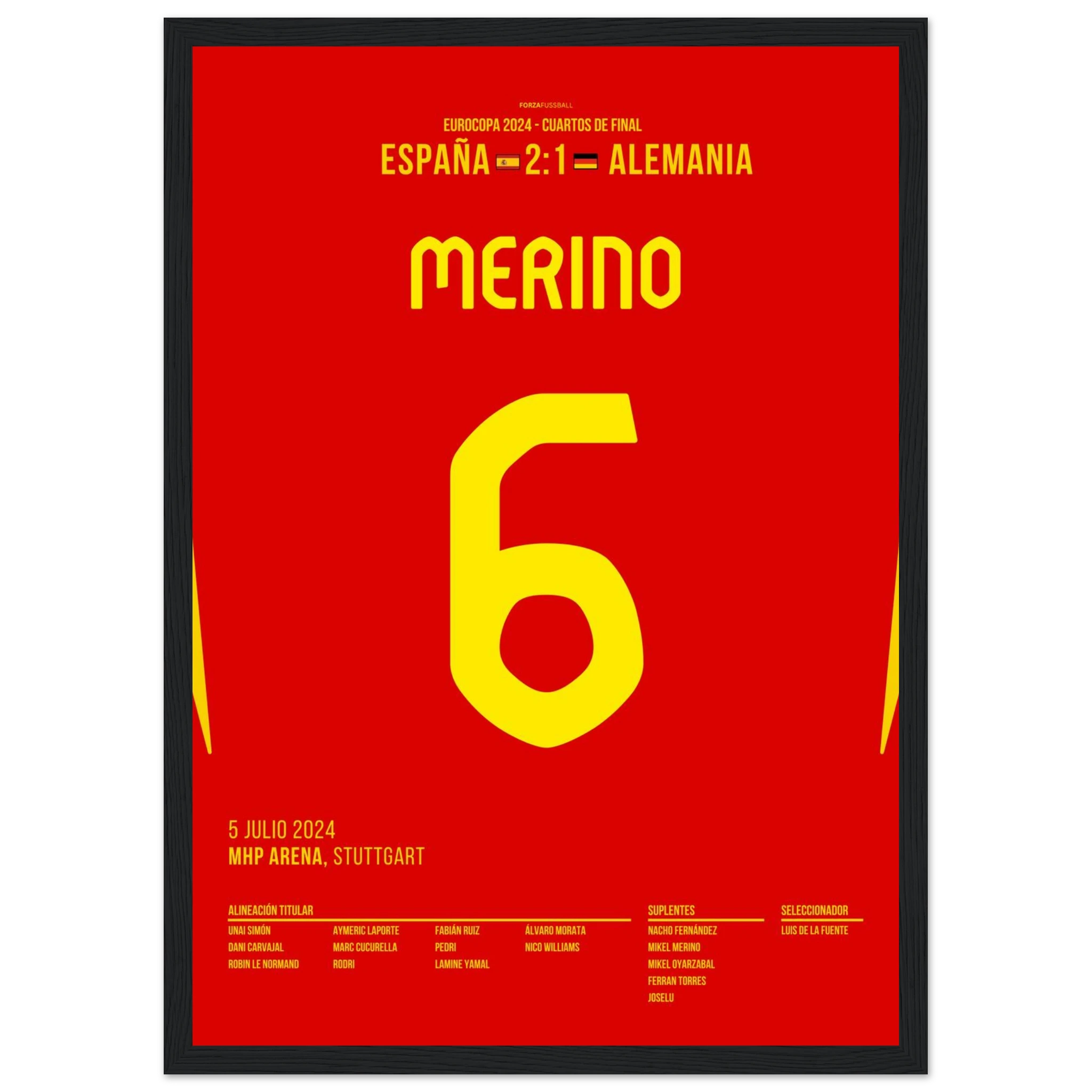 Merino köpft Spanien in letzter Minute zum Sieg gegen Deutschland