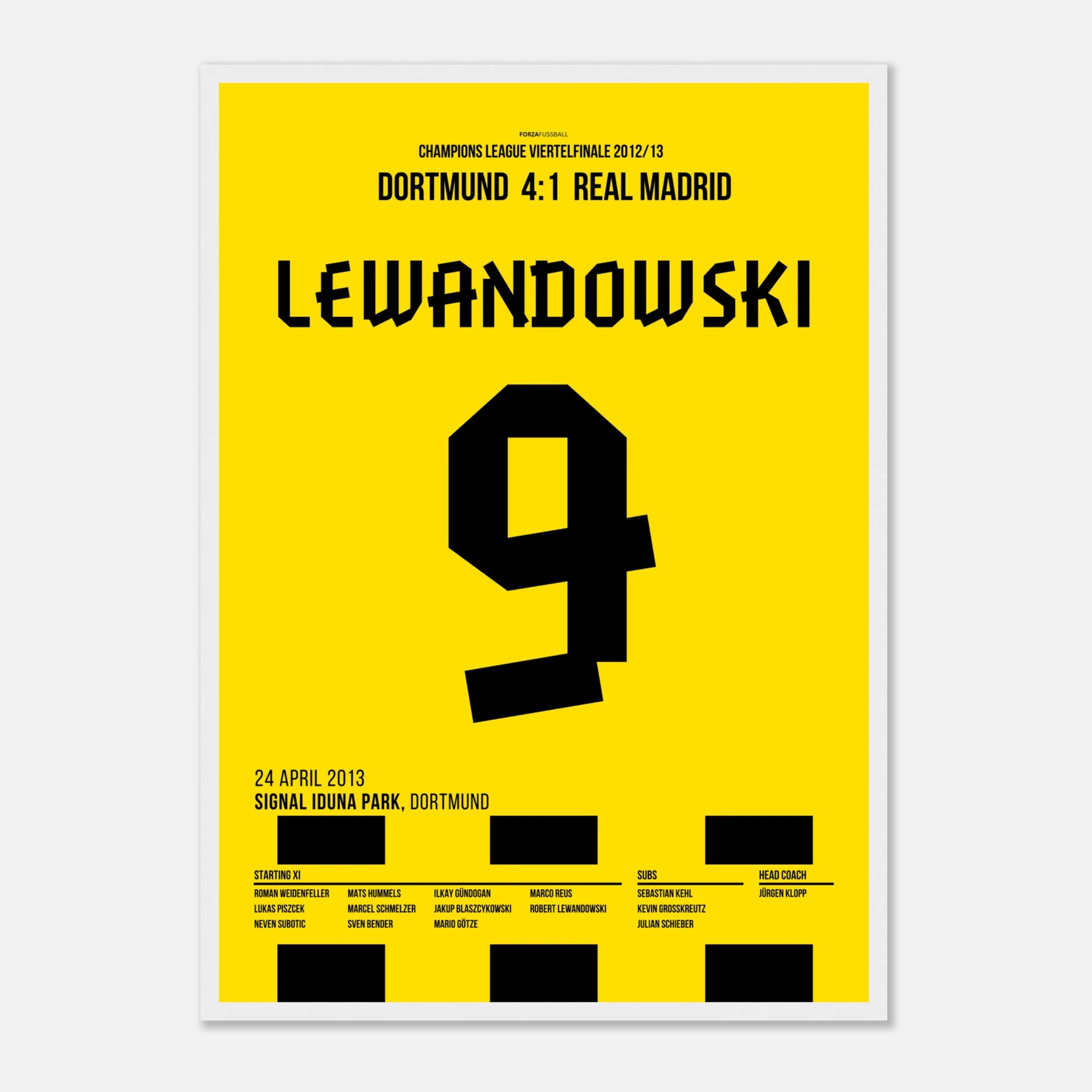 Lewandowski´s historischer Viererpack gegen Real Madrid