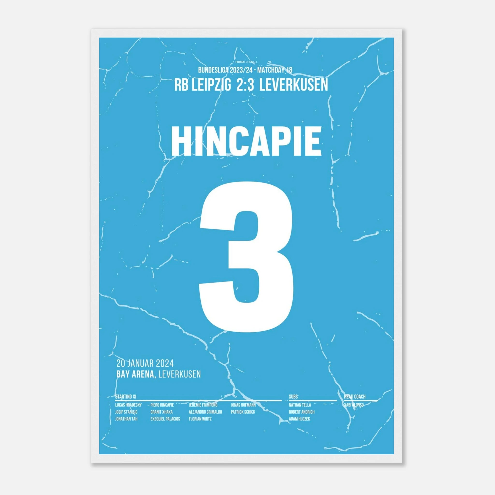 Hincapié mit dem Last Minute Siegtreffer gegen Leipzig