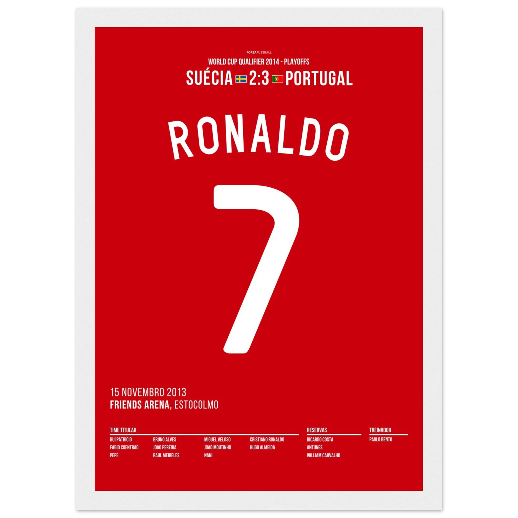 CR7 trifft dreifach gegen Ibra und fährt zur WM 2014