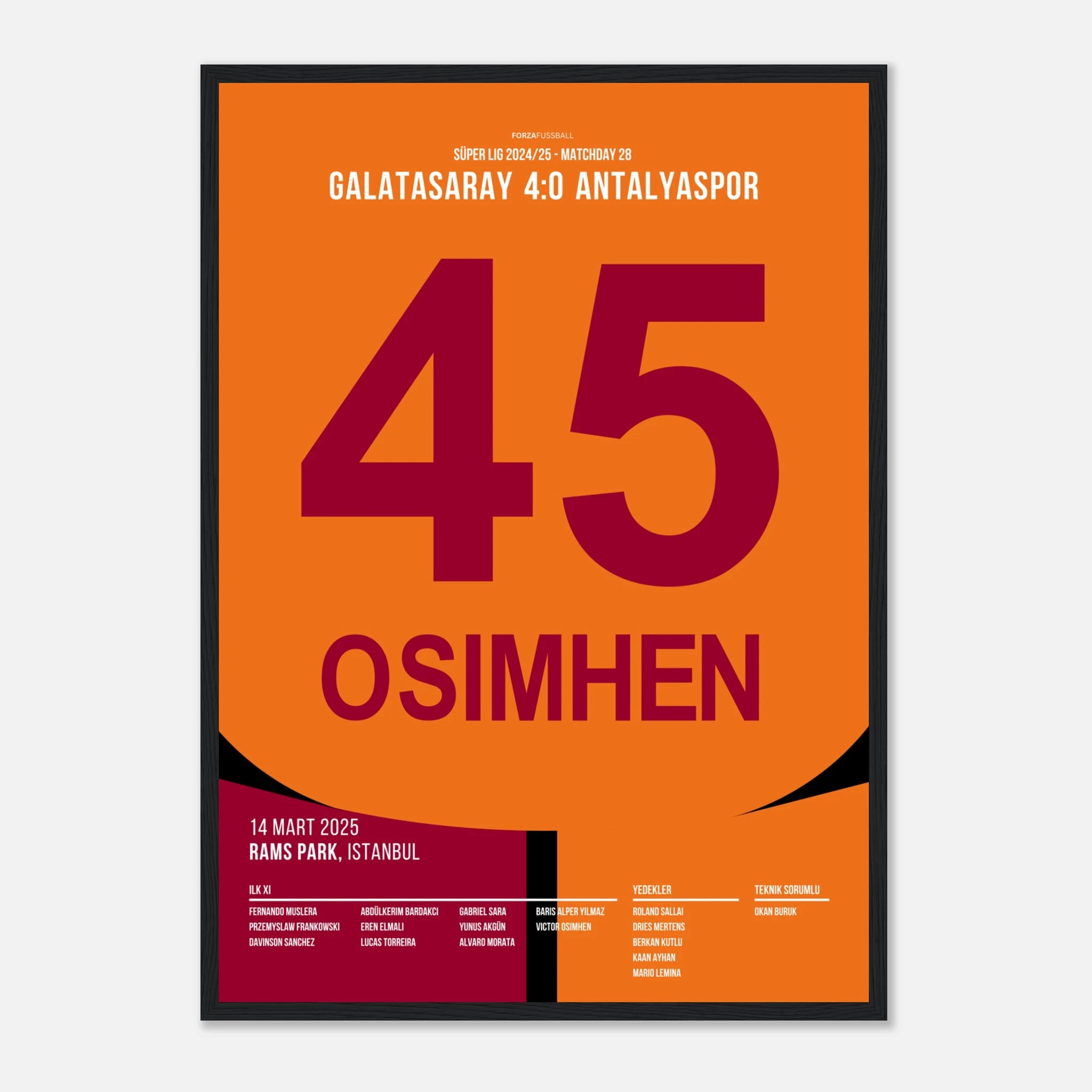 Osimhen´s erster Hattrick für Galatasaray
