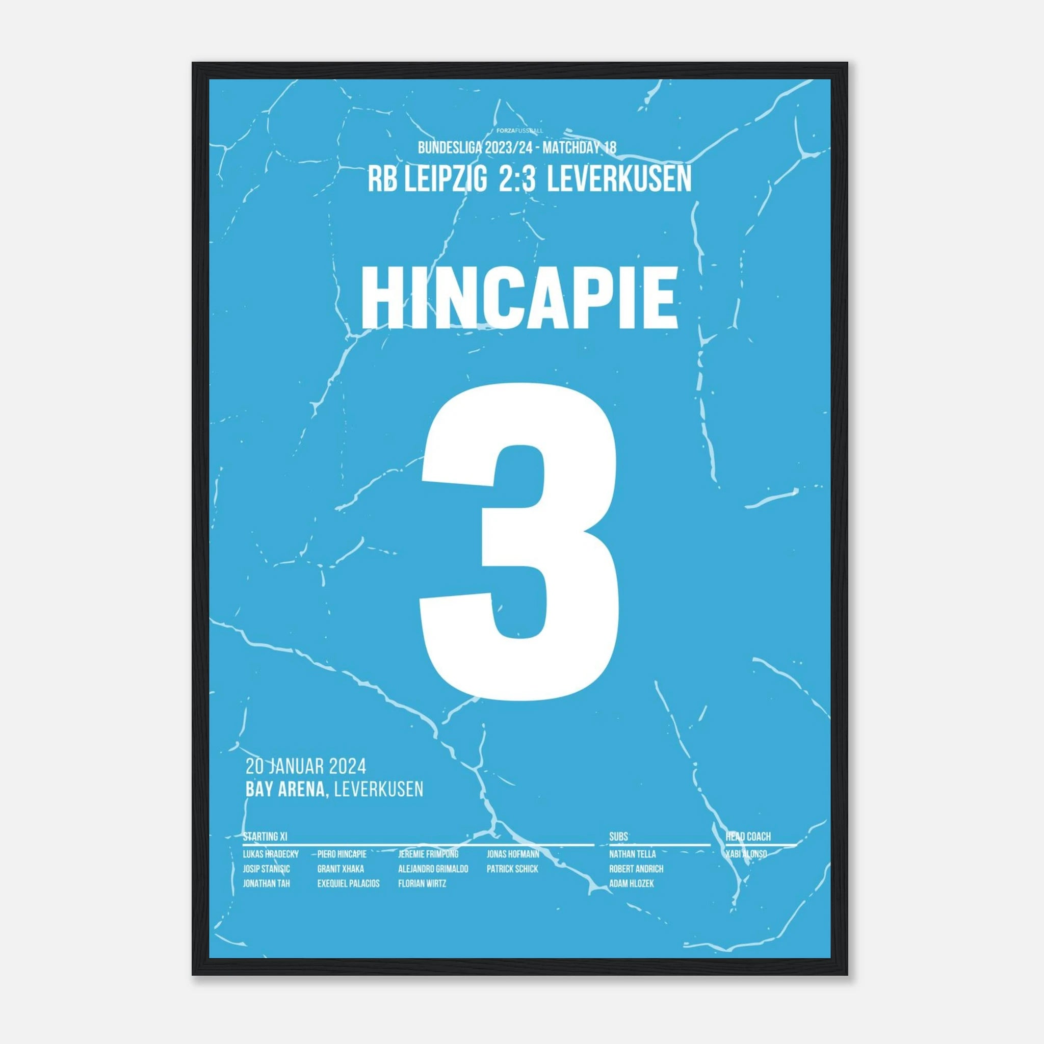 Hincapié mit dem Last Minute Siegtreffer gegen Leipzig