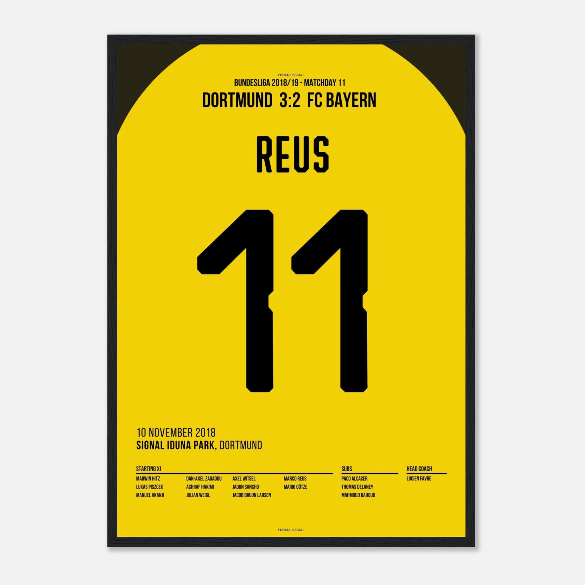 Marco Reus schießt die Bayern aus dem Stadion