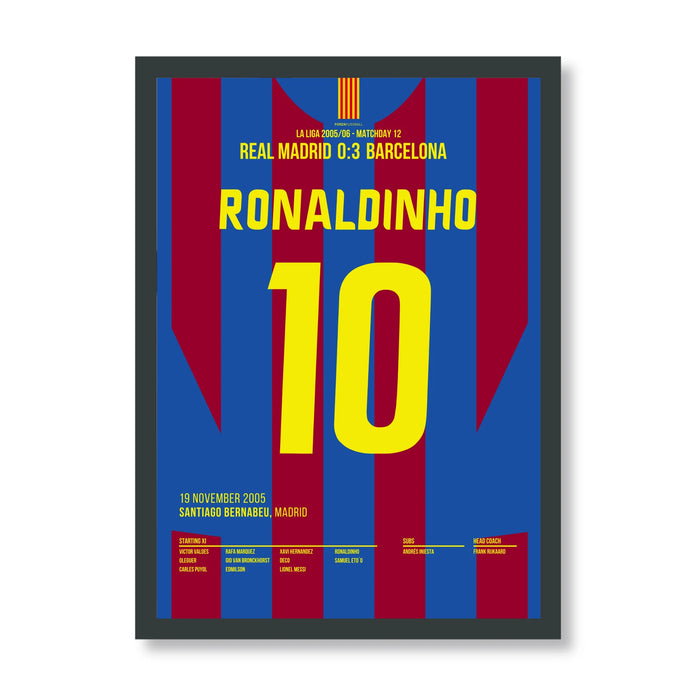 Ronaldinho bekommt Standing Ovations im Bernabeu
