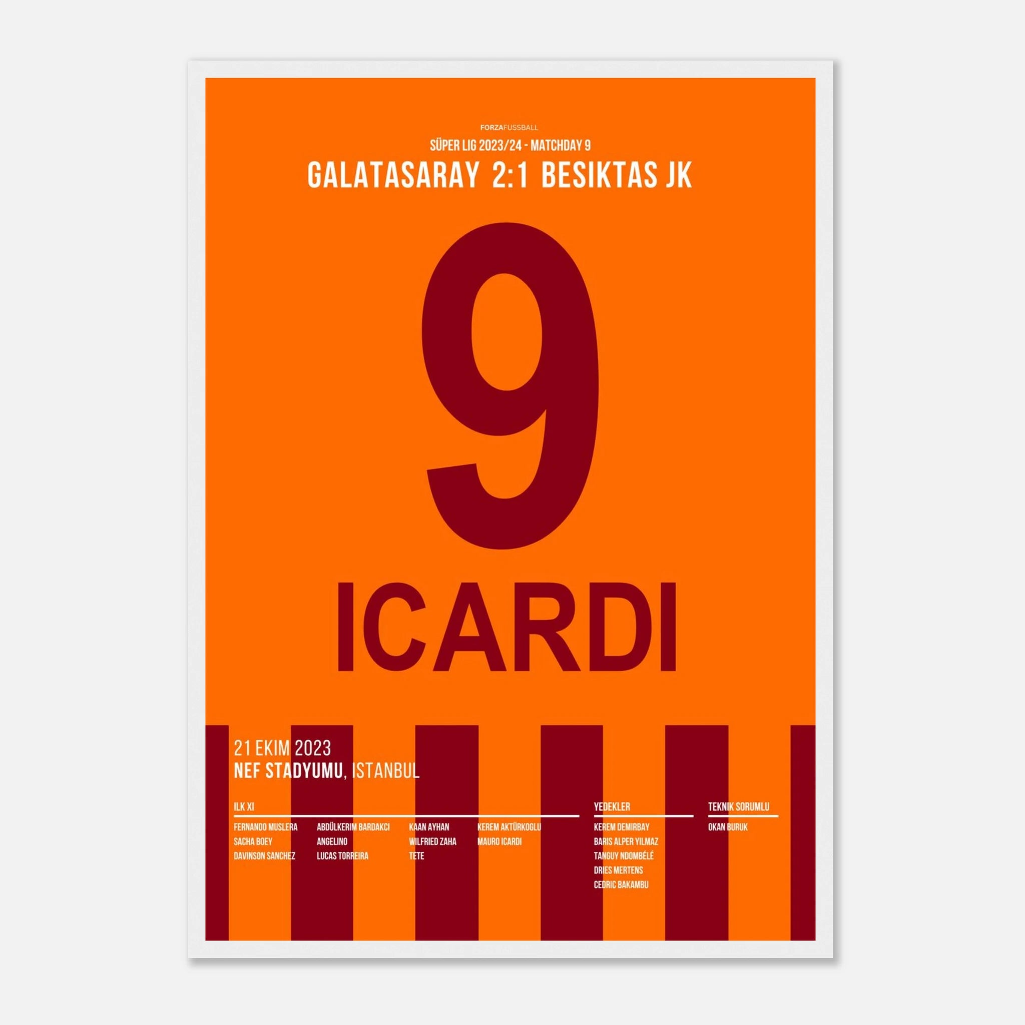 Mauro Icardi schießt Besiktas im Derby mal wieder ab