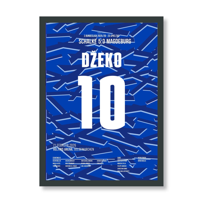 Dzeko with a goal and an assist in the 8-goal spectacle against Magdeburg