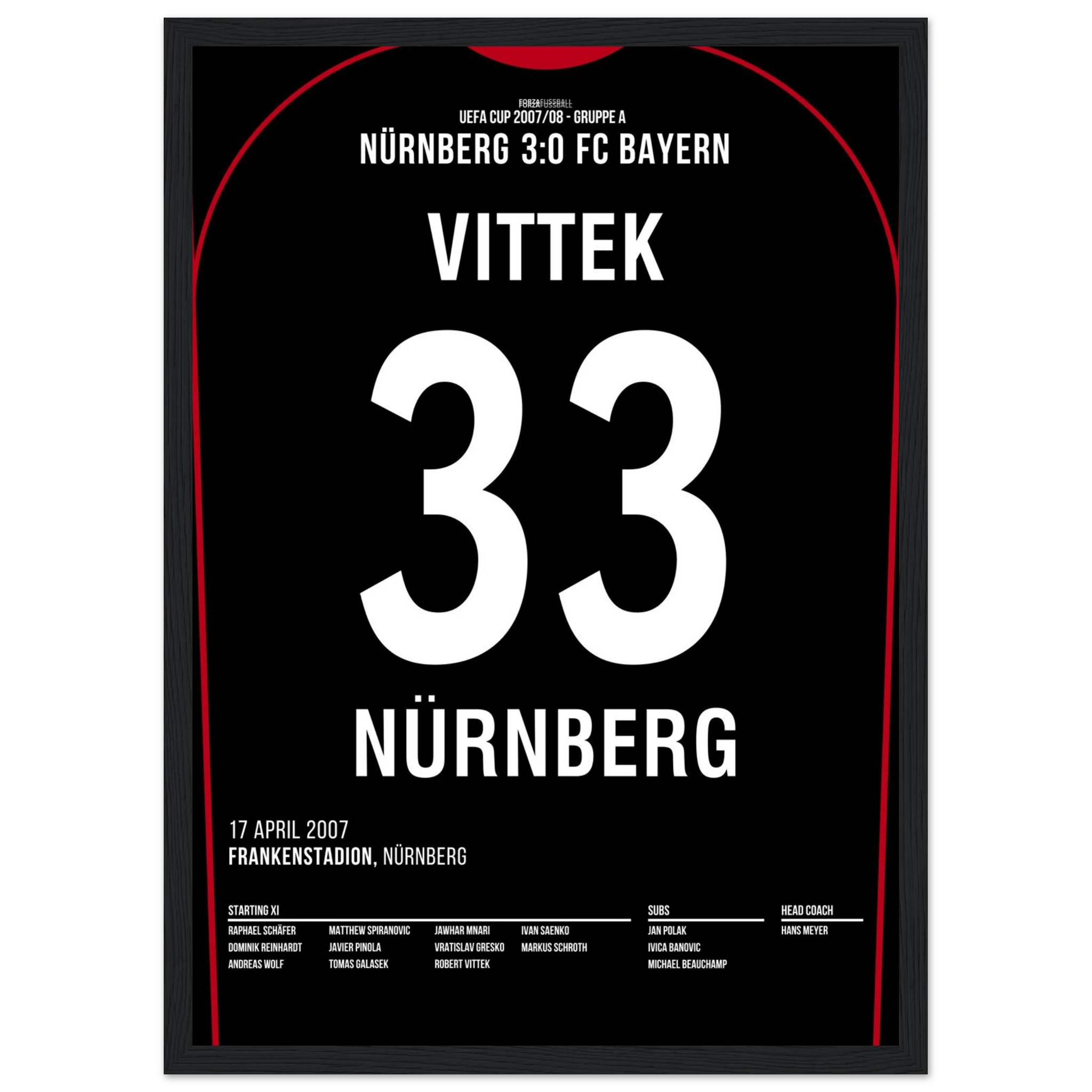 Robert Vittek war dabei! FCN 3 - Bayern 0