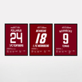FCN Derbysieger Bundle Fußball Poster mit Rahmen