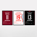 FCN Baller Bundle Fußball Poster mit Rahmen