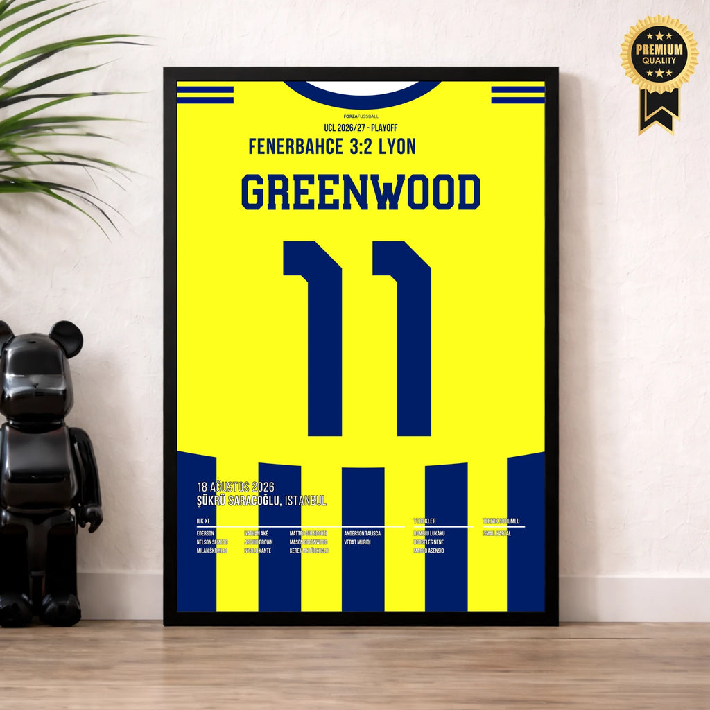 Greenwood Fener Poster im Wohnzimmer