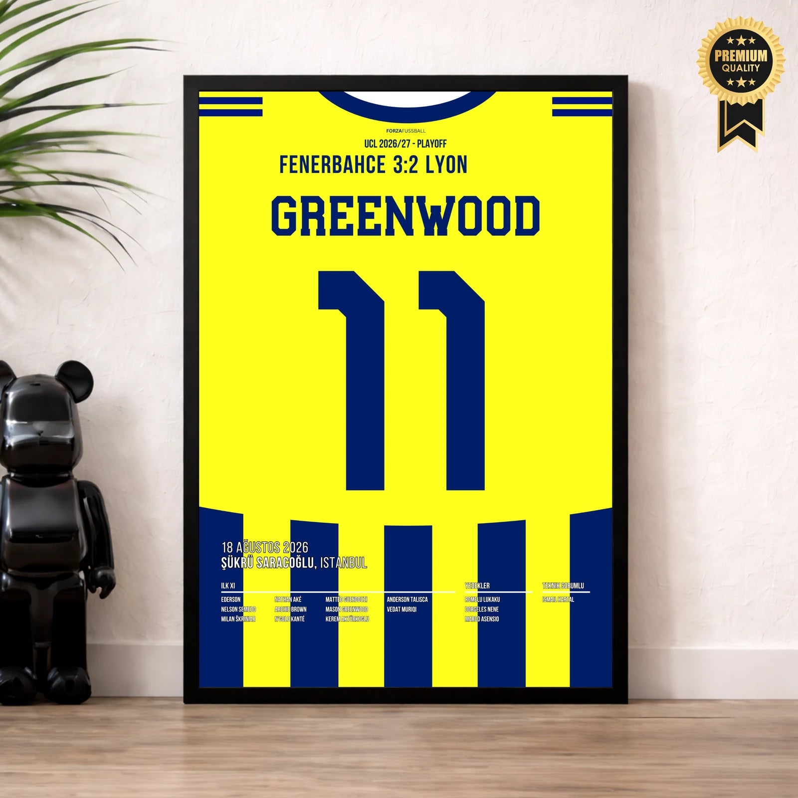Greenwood Fener Poster im Wohnzimmer