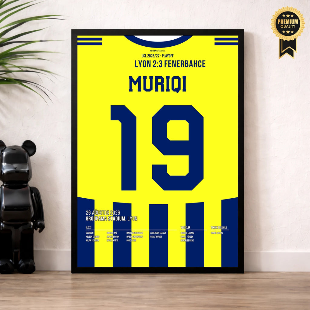 Muriqi Fener Poster im Wohnzimmer