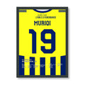Muriqi Fener Poster – 2:3 in Lyon, schwarzer Rahmen