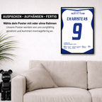 Poster kommt fertig gerahmt und montagefertig an
