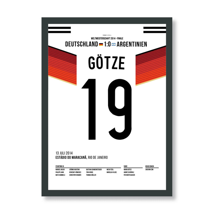 Götze scores and makes Germany the 2014 world champion