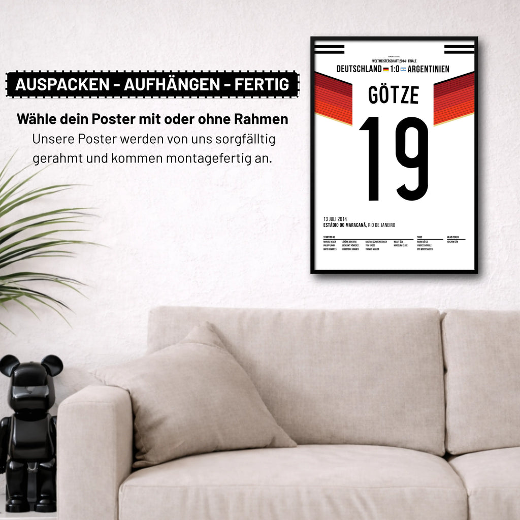 Deutschland WM 2014 1+1 Set