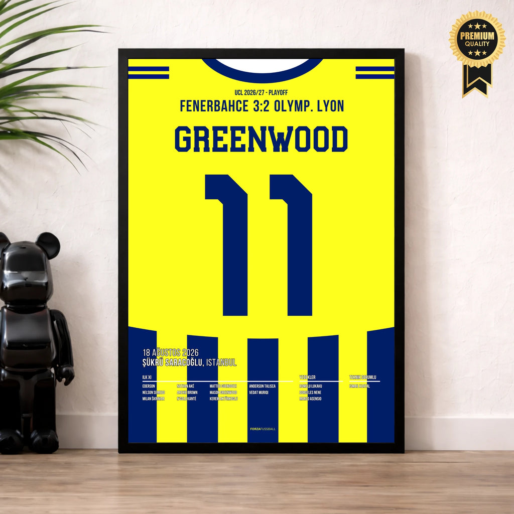 Greenwood Fener Poster im Wohnzimmer