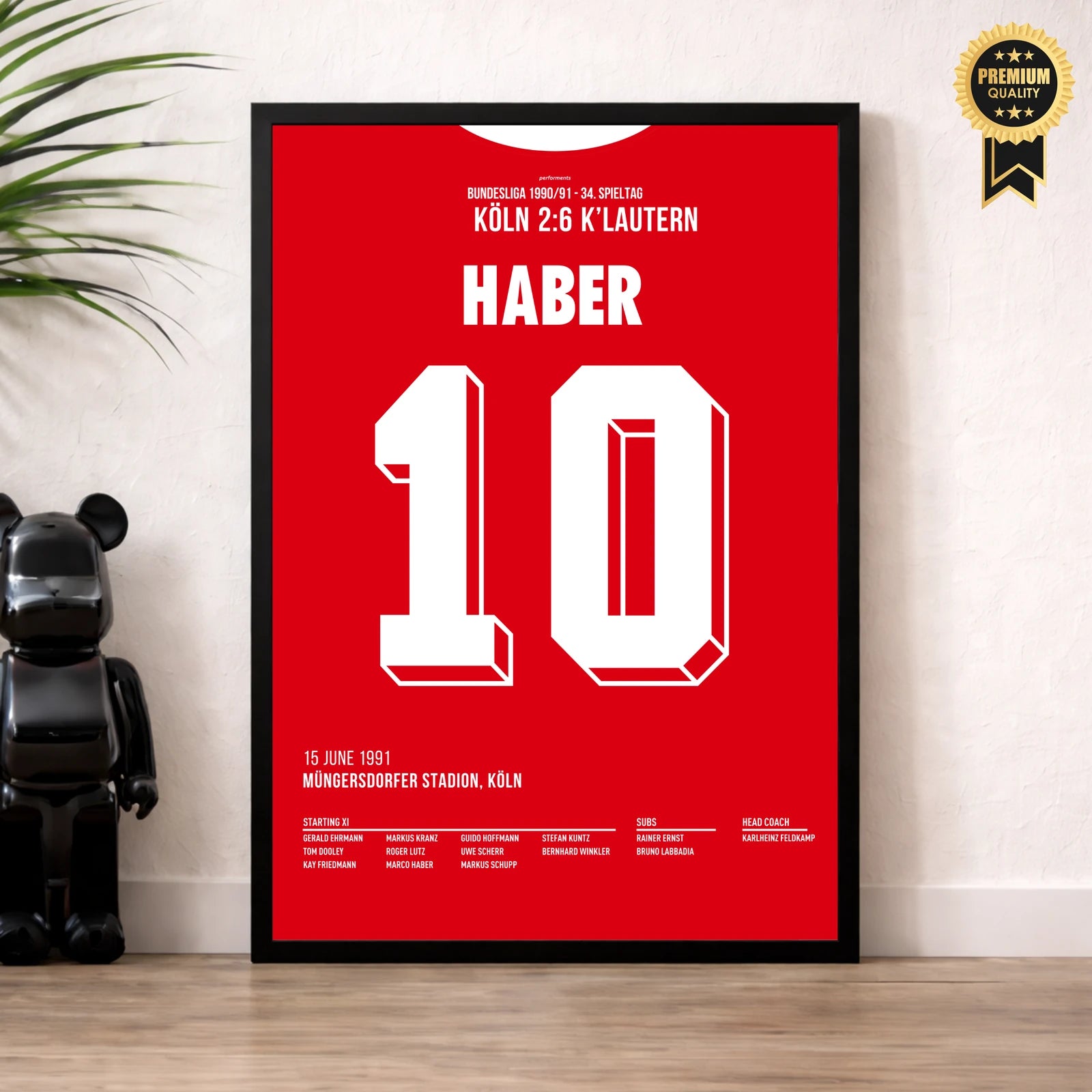 Haber 10 Poster im Wohnzimmer