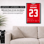 Poster kommt fertig gerahmt und montagefertig an