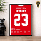 Hercher Kaiserslautern Poster im Wohnzimmer