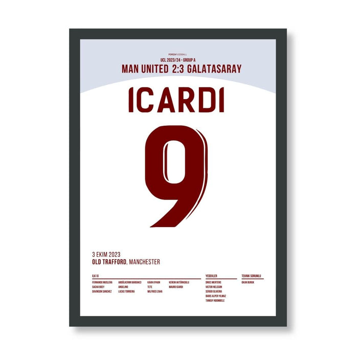Icardi chips Gala to victory at Old Trafford