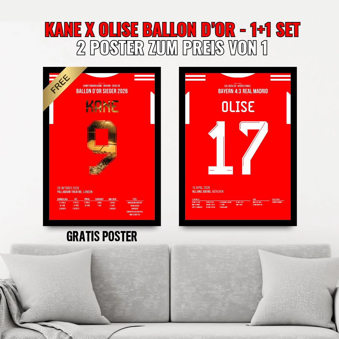 Kane x Olise Ballon d’Or - 1+1 Set