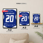 Karagounis Griechenland Poster in A2, A3 und A4