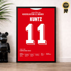 Kuntz Kaiserslautern Poster im Wohnzimmer