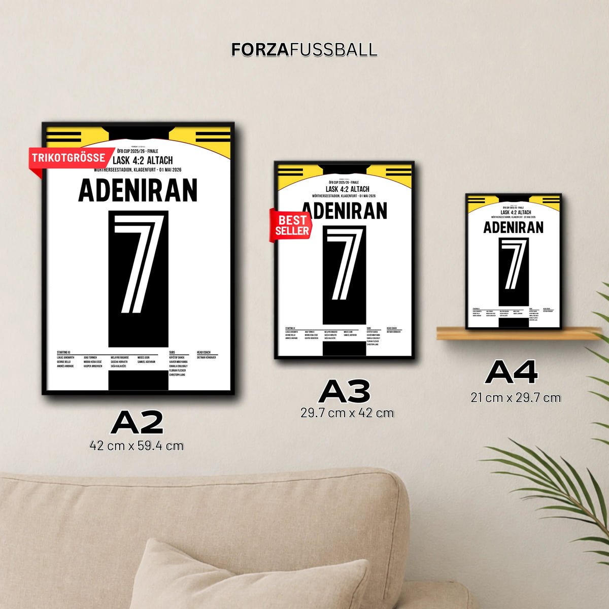Adeniran LASK Poster in A2, A3 und A4