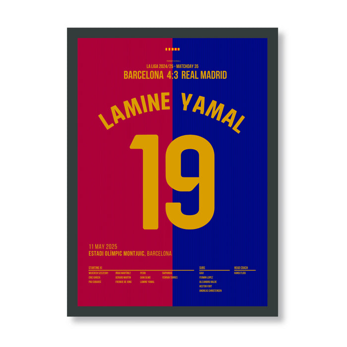 Lamine Yamal Show im Clasico um die Meisterschaft