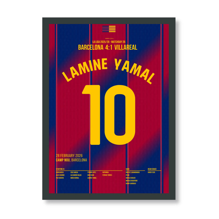 Hattrick! Lamine Yamal vernichtet Villareal